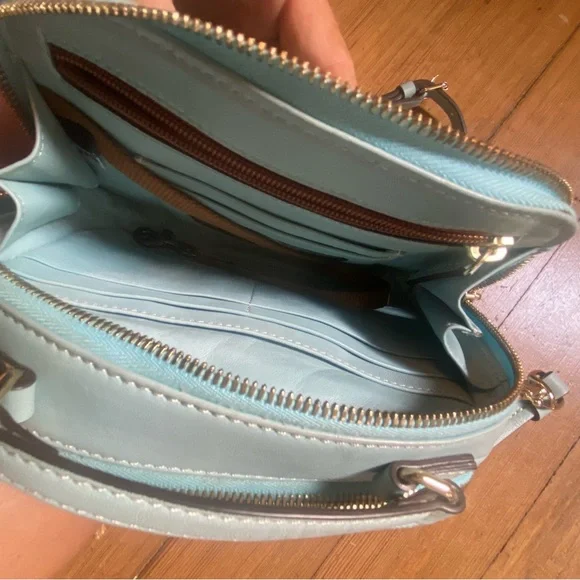 Dooney & Bourke Light Blue Crossbody Bag - Picture 5 of 7